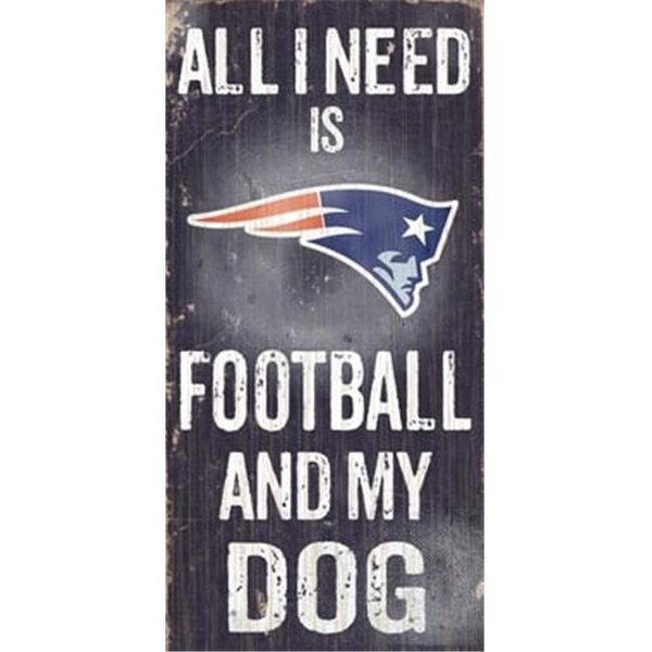 Fan Creations Fan Creations N0640 New England Patriots Football And My Dog Sign N0640-NEP